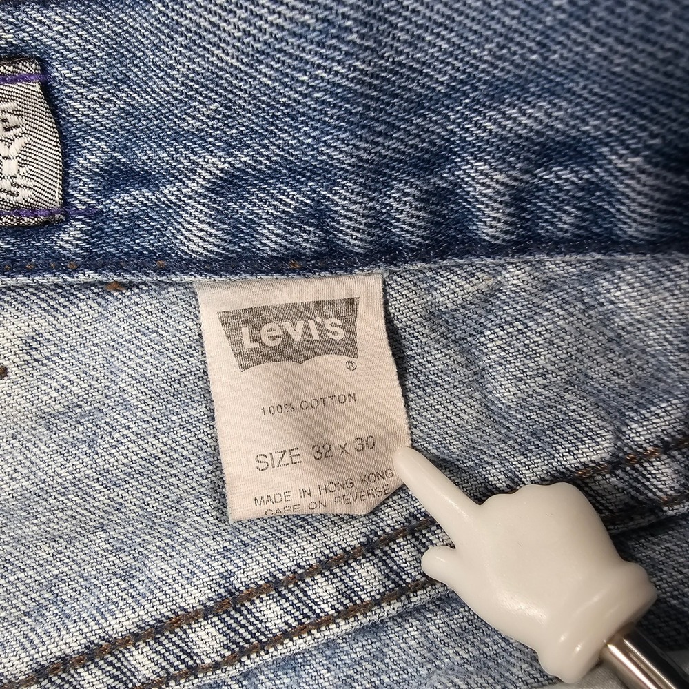 Levis SilverTab Baggy Jeans MENS 32x30 Light Wash Blue Vintage 90s Streetwear - Picture 8 of 13